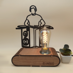 Lampe "Ze loupiote: Design" DJ